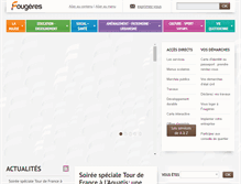 Tablet Screenshot of fougeres.fr